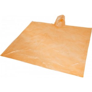 Ziva disposable rain poncho with storage pouch