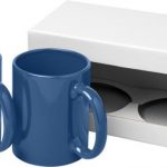Ceramic mug 2-pieces gift set