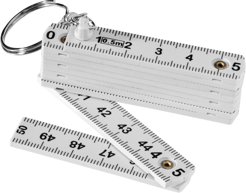 Harvey 0.5 metre foldable ruler keychain