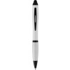Nash stylus ballpoint pen with coloured grip