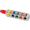 Waxy 6-piece crayon set with clear casing