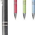 Moneta ABS with wheat straw click ballpoint pen