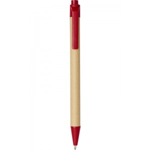 Berk recycled carton and corn plastic ballpoint pen