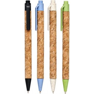 Midar cork and wheat straw ballpoint pen
