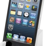 Slim device stand for tablets and smartphones