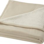 Springwood soft fleece and sherpa plaid blanket