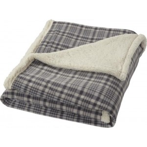 Joan sherpa plaid blanket