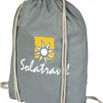 Oregon 100 g/m² cotton drawstring backpack