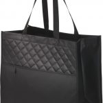 Quilto laminated non-woven shopping tote bag