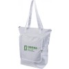 Cool-down zippered foldable cooler tote bag