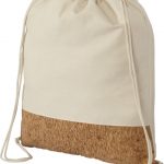 Woods 175 g/m² cotton and cork drawstring backpack