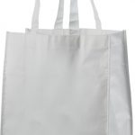 Conessa laminated shopping tote bag