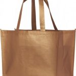 Alloy laminated non-woven shopping tote bag