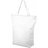 Privy zippered short handle non-woven tote bag