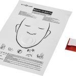 Henrik mouth-to-mouth shield in polyester pouch