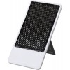 Flip smartphone holder with folding stand