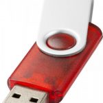 Rotate-translucent 4GB USB flash drive