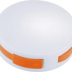 Round 4-port USB hub