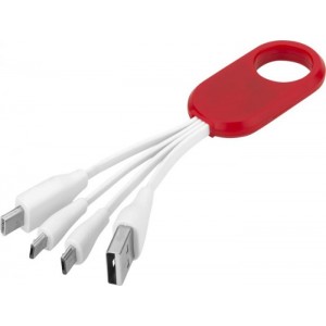 Troup 4-in-1 charging cable with type-C tip