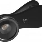 Fish-eye smartphone camera lens with clip