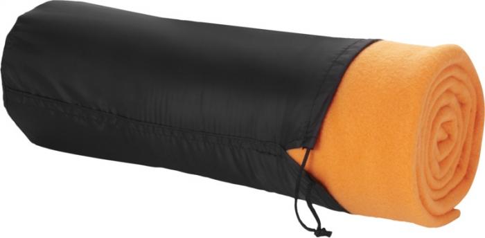 Huggy blanket and pouch