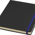 Noir large notebook with lined pages