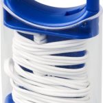 Snap earbuds with plastic carabiner clip case