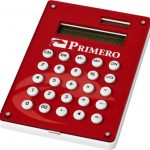 Cyrus calculator with full-colour branding