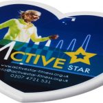 Cait heart-shaped coaster