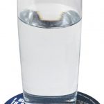Brite-Mat round coaster with tyre material