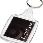 Vosa A6 keychain with plastic clip