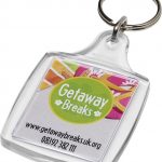 Leor A4 keychain with metal clip