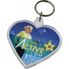 Combo heart-shaped keychain