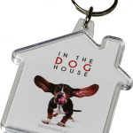 Combo house-shaped keychain