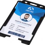 Pierre transparent badge holder