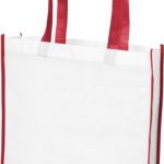 Contrast large non-woven shopping tote bag