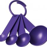 Ness plastic measuring spoon set with 4 sizes