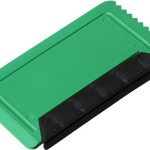 Freeze credit card sized ice scraper with rubber